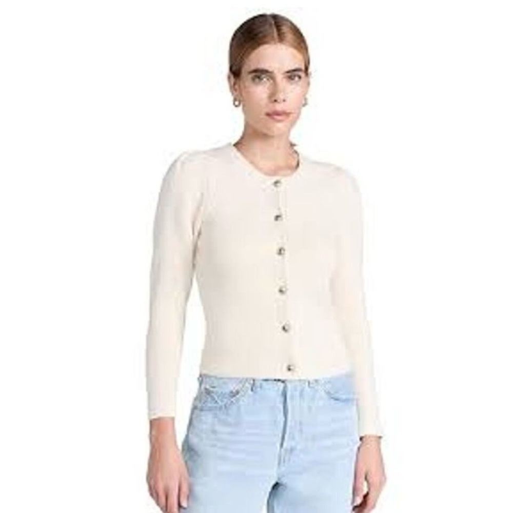 AYR uptown girl cardigan ivory white medium